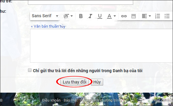 Cách tạo chữ ký gmail thủ công