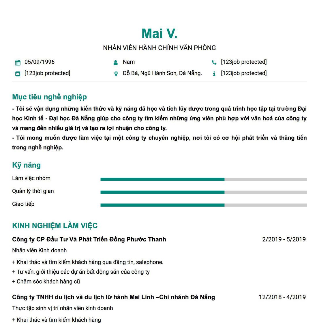 Gợi ý cách viết Mẫu CV tham khảo nhân viên hành chính văn phòng 