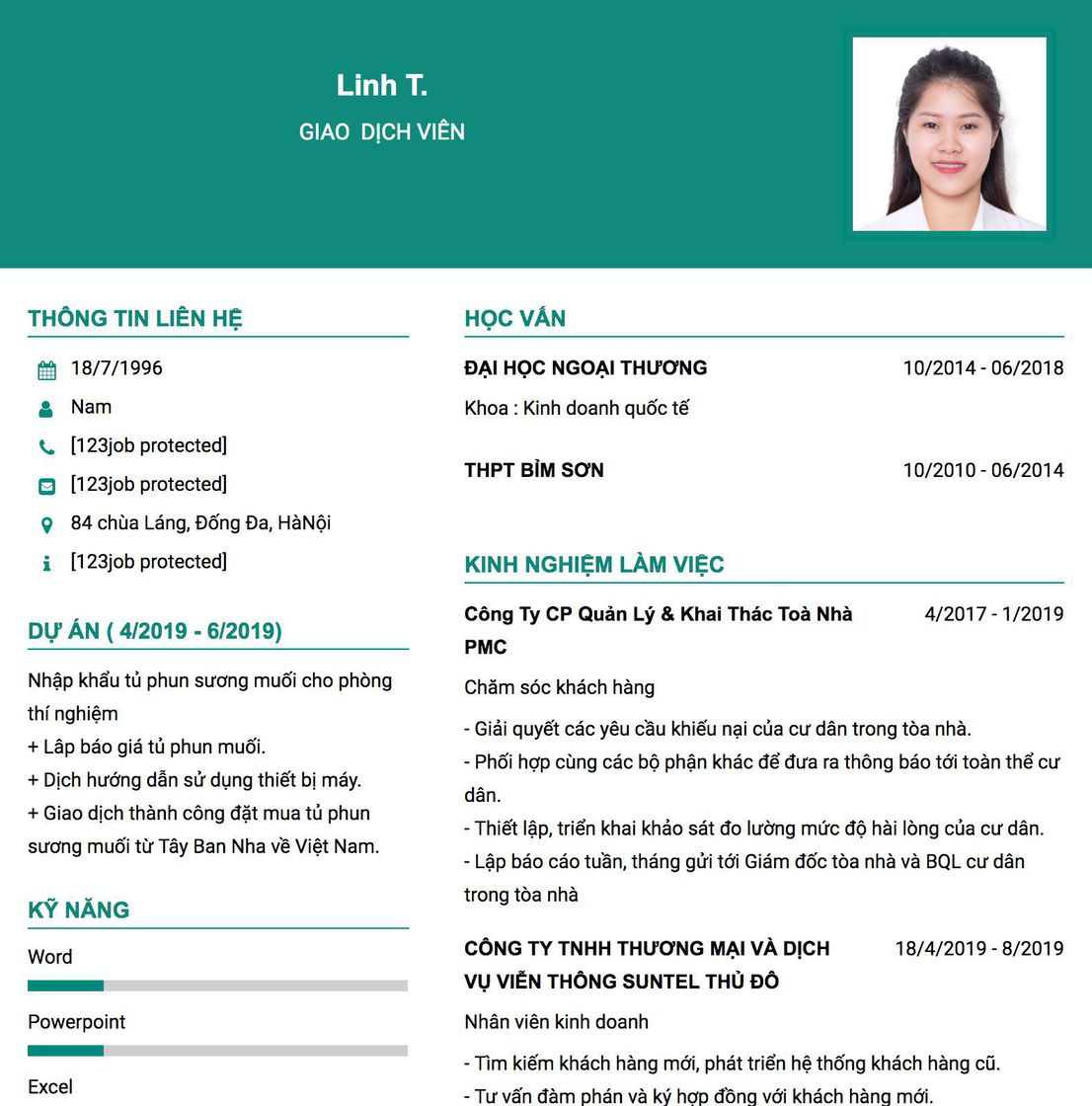 Gợi ý cách viết Mẫu CV tham khảo Giao&nbsp; dịch viên 