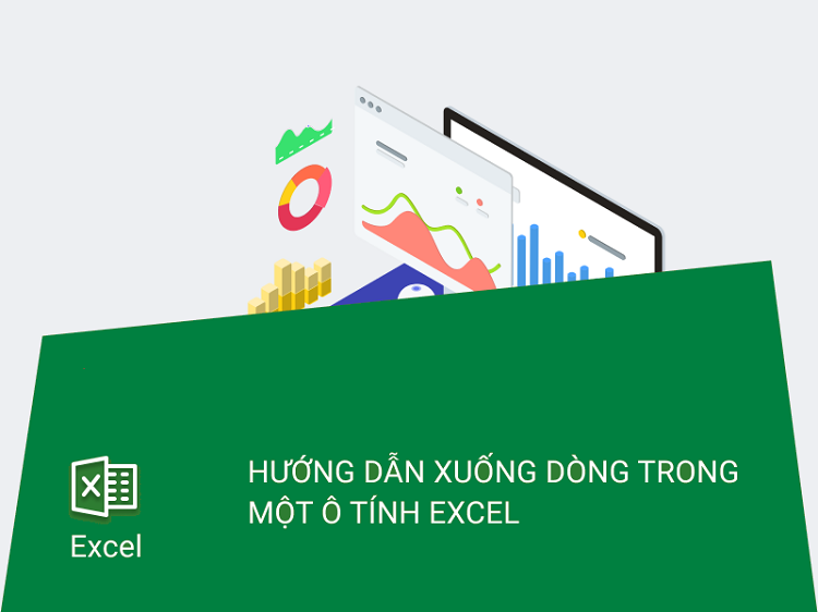 xuống dòng trong excel