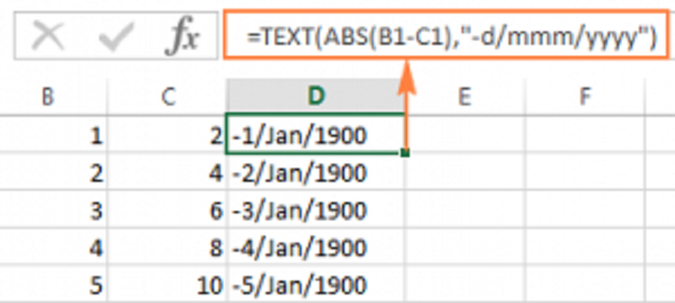 Định dạng ngày tháng trong excel