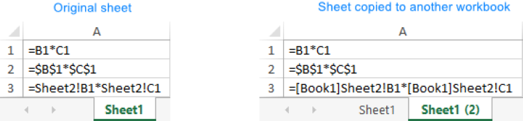 Bạn cũng có thể dùng công thức để thực hiện cách copy sheet trong Excel