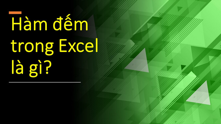 Hàm đếm trong Excel 2