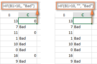 Nếu value_if_true bị bỏ qua