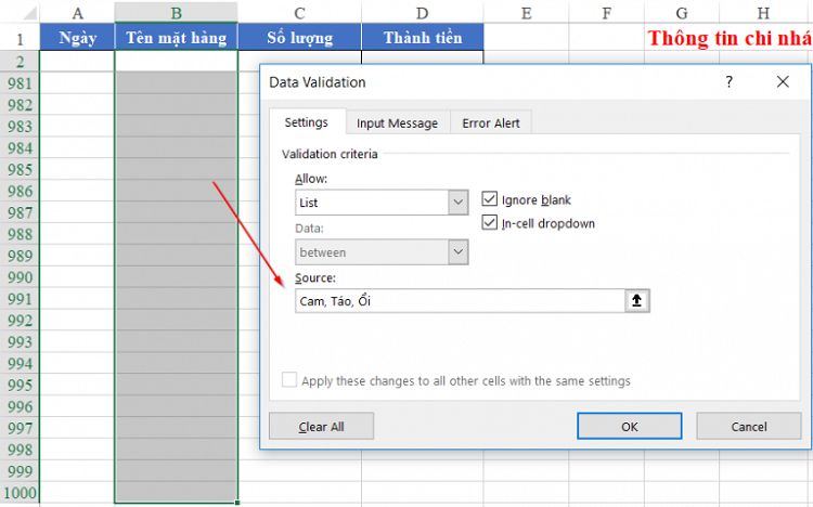 Giảm dung lượng file excel