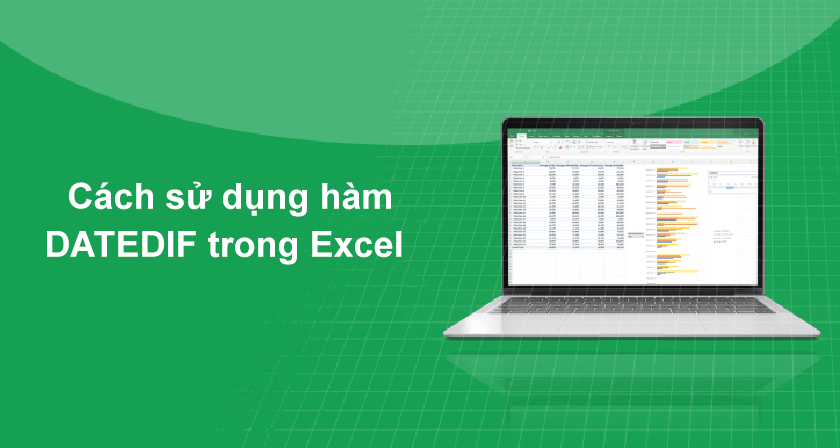 Cú pháp hàm đếm ngày trong excel (hàm DATEDIF)