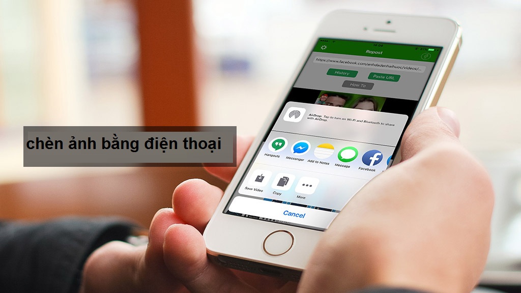 Cách chèn ảnh vào Word trên điện thoại