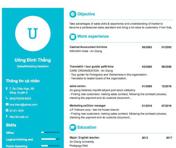 Cách viết mẫu CV trợ lý bán hàng gây ấn tượng với nhà tuyển dụng