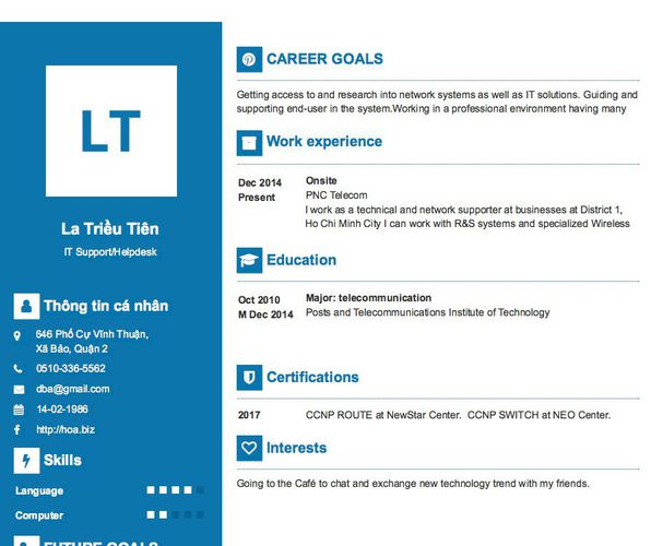 Hướng dẫn chi tiết cách viết mẫu CV IT Support chuẩn, ấn tượng