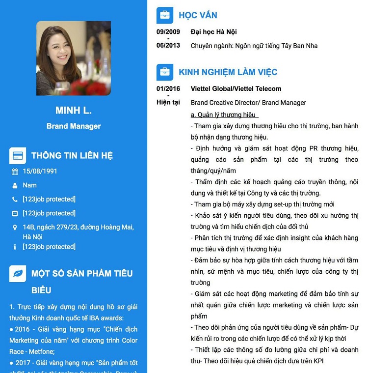 Cách viết mẫu CV Brand Manager chinh phục nhà tuyển dụng
