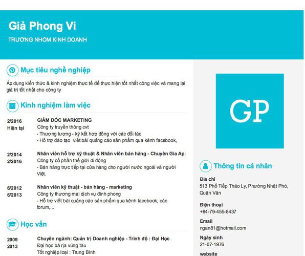 Cách viết mẫu CV trưởng nhóm bán hàng chuẩn chinh phục mọi nhà tuyển dụng