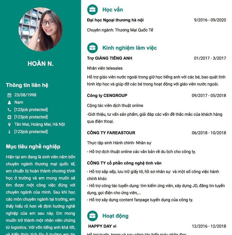 Cách viết mẫu CV Nhân viên tiếp thị chinh phục nhà tuyển dụng