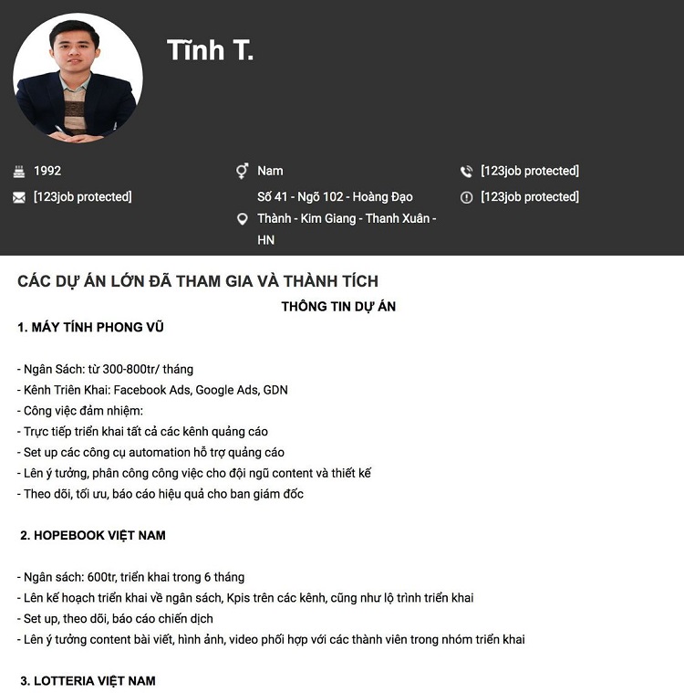 Cách viết mẫu CV trưởng phòng Marketing chinh phục nhà tuyển dụng