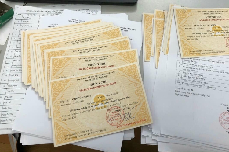 học chứng chỉ sư phạm ở đâu